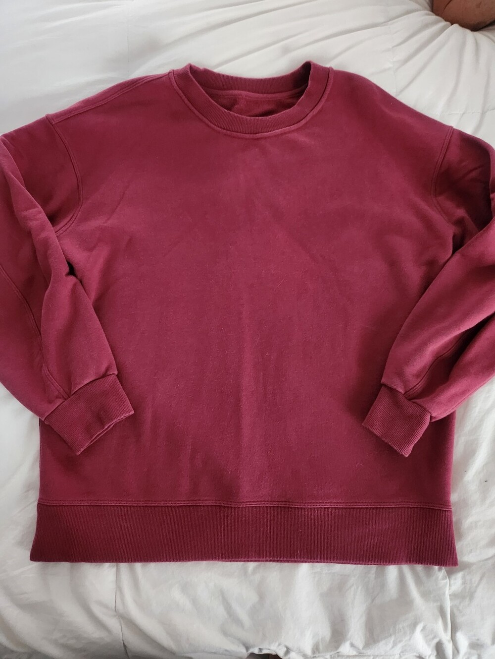 Lululemon Oversized Crewneck Sweatshirt Size L/XL Rose Red